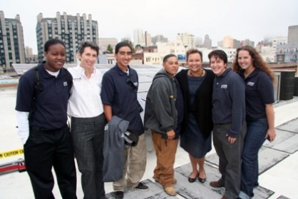 EPA meets participants on roof