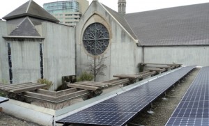unitarian universalist church solar installation